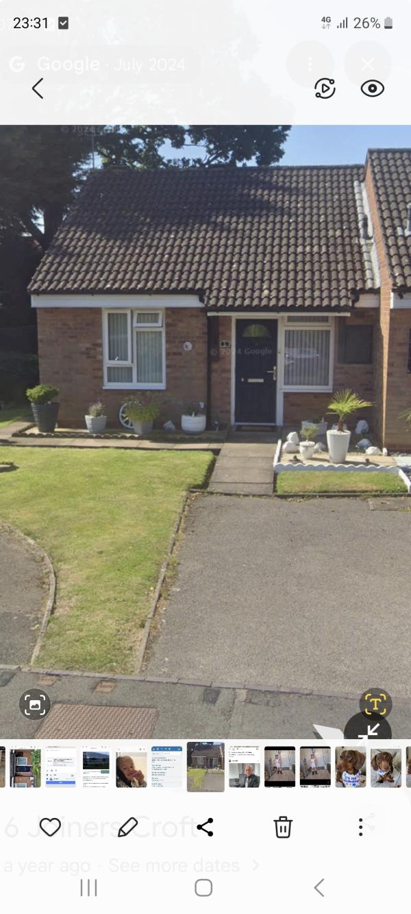1 bed bungalow in a quiet croft