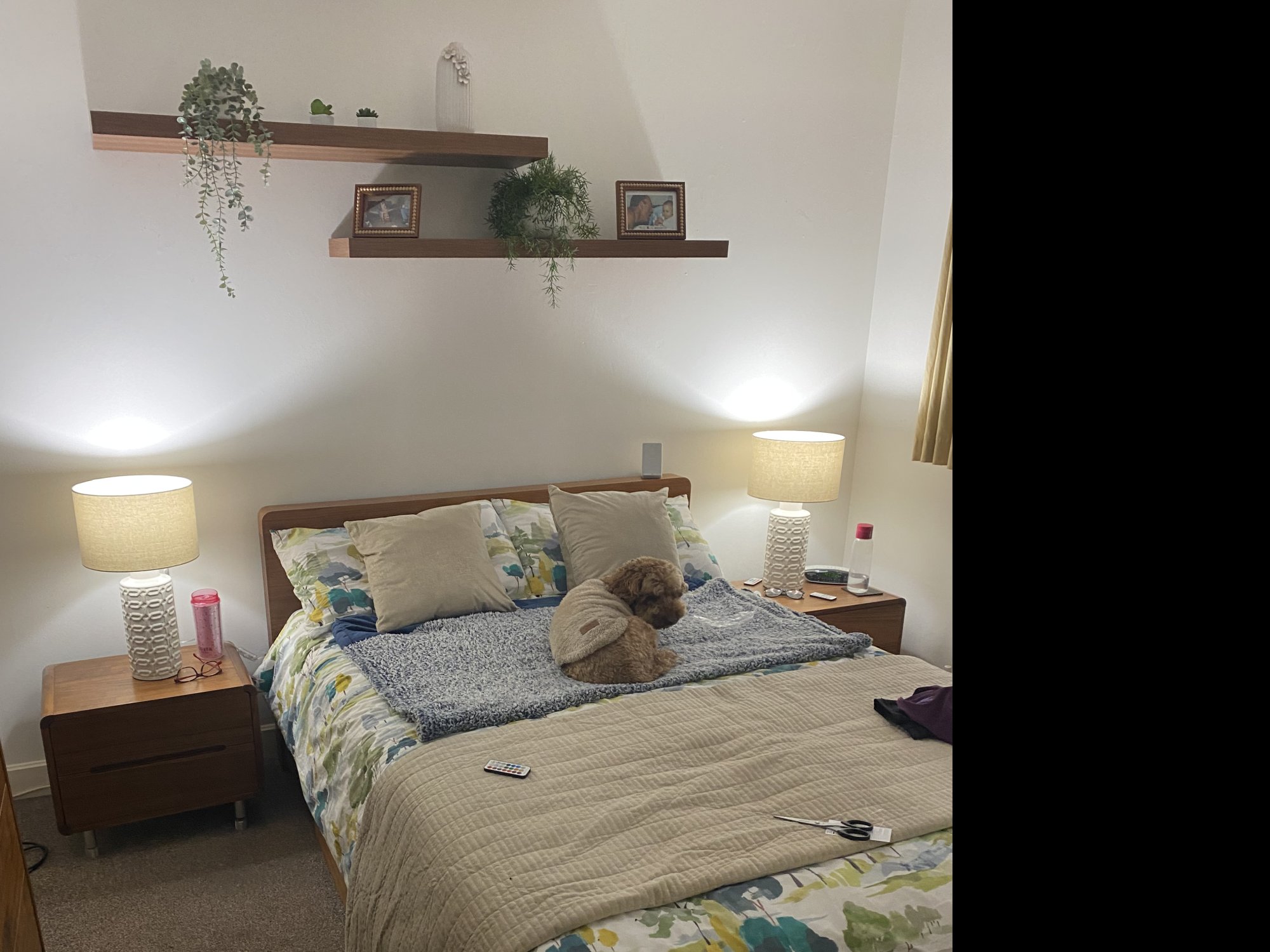 Three bed for a two bed so just a little