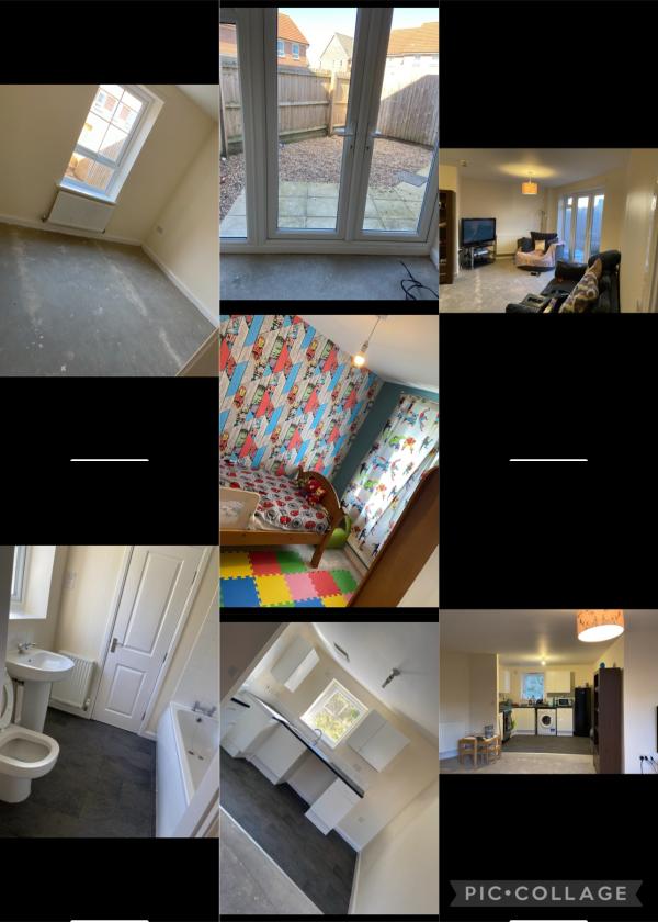 2 bed ground floor flat (in house)
