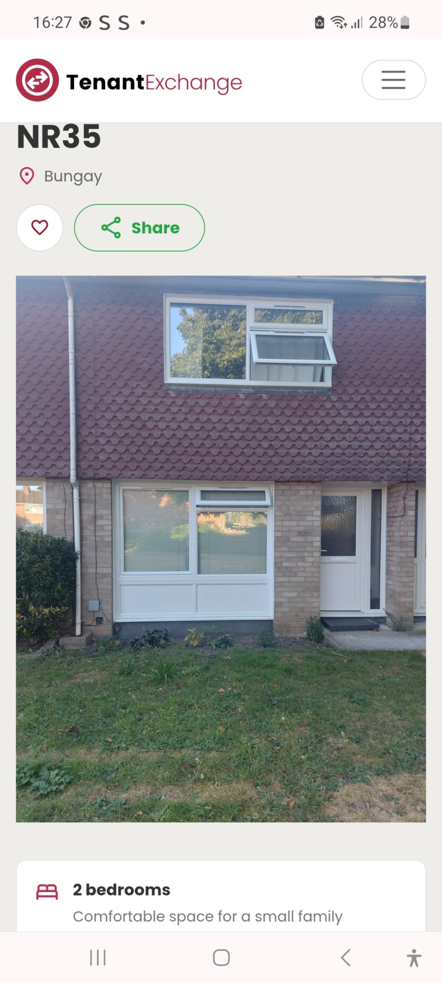 Lovely 2 bedroom mid terrace house