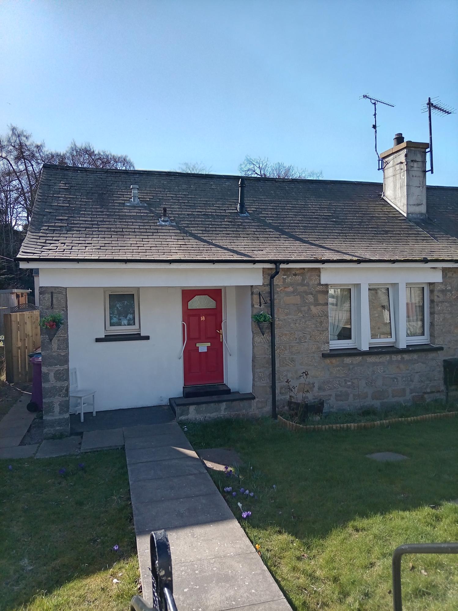 1 bed semi bungalow Elgin