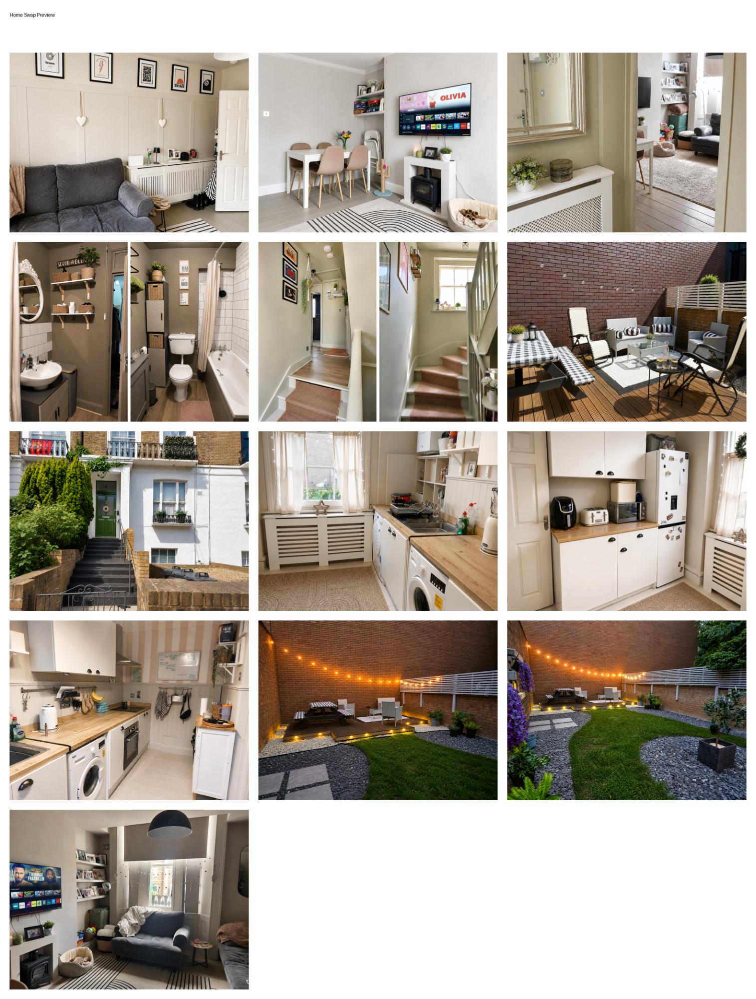 2 bed street property with garden