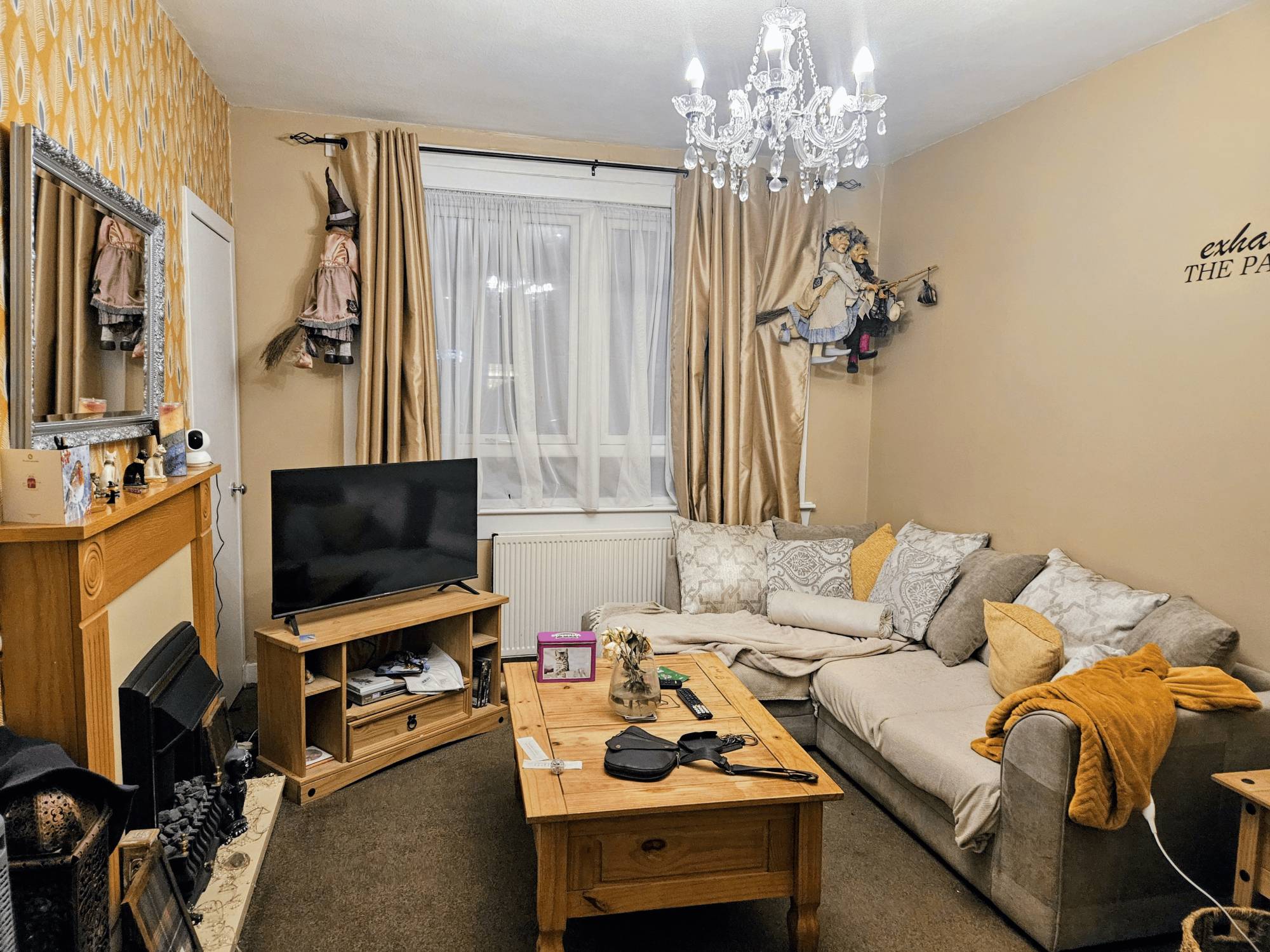 Two double bedroomed ground floor flat