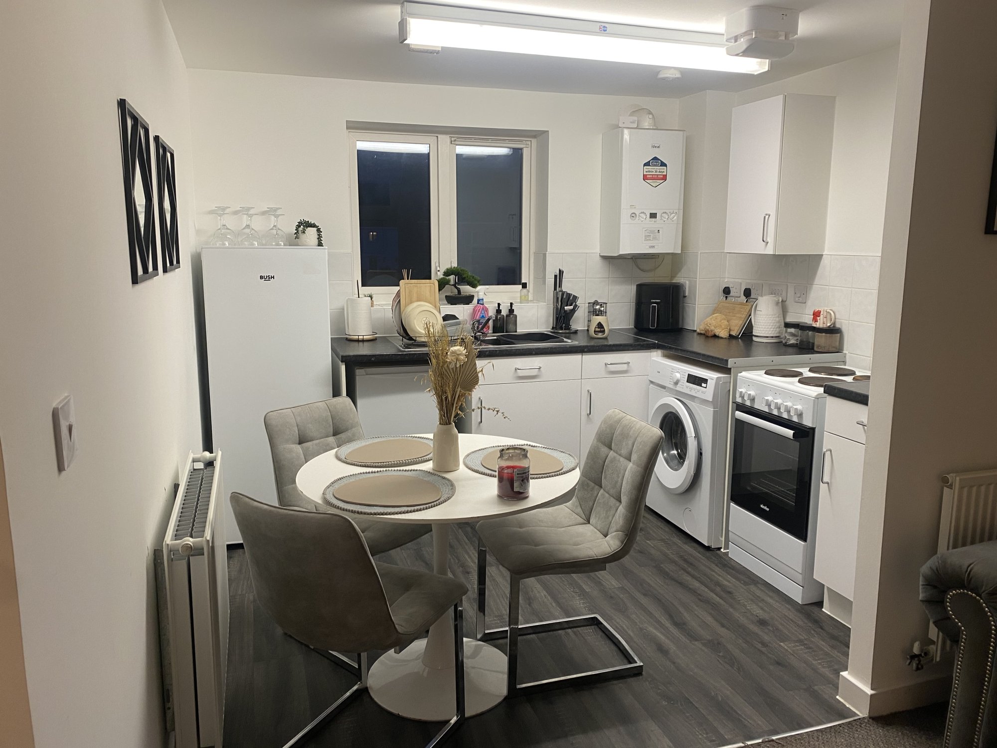 1 Bed new built flat HA