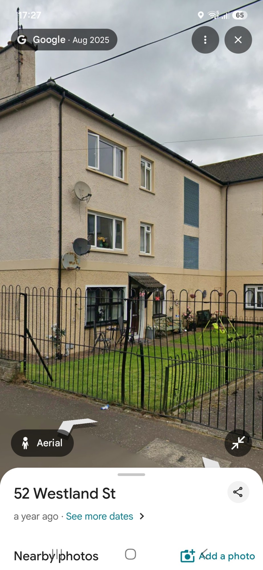 2 bed 1st floor flat bogside
